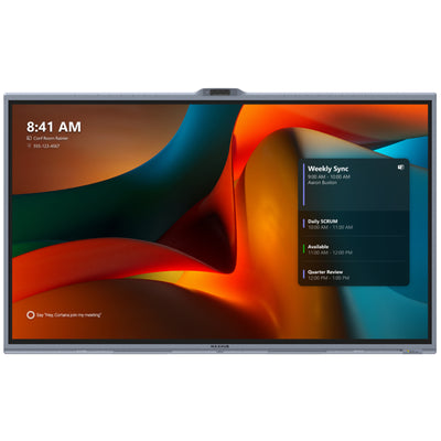 Maxhub CVTE MAXHUB XBoard V7 series V865T 86" Microsoft Teams Rooms Interactive Touch Display Screen size: 86" 4K Resolution display 50MP x 3 trident camera system 16-mic array, 15m pick up range IR recognition, 50 points touch 2 x 10W speaker + 20W su...