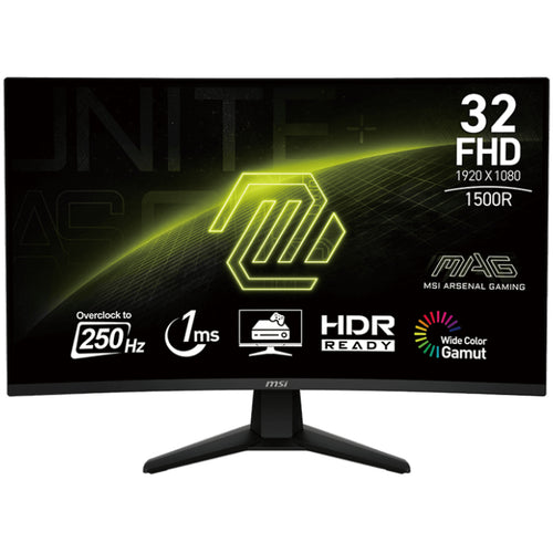 MSI MAG 32C6X 31.5" FHD 250Hz Curved Gaming Monitor