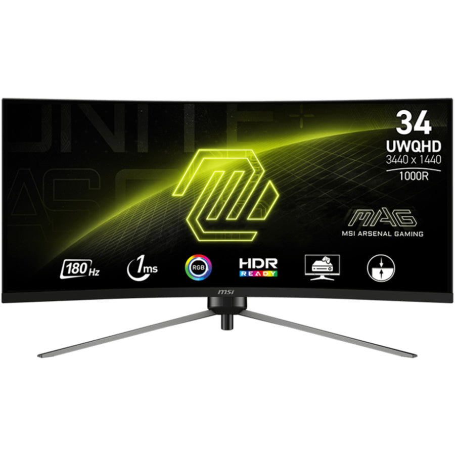 MSI MAG 345CQR 34" 180Hz Curved Ultrawide Gaming Monitor