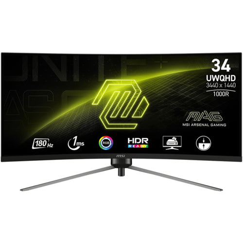 MSI MAG 345CQR 34" 180Hz Curved Ultrawide Gaming Monitor