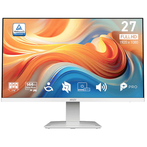 MSI Pro MP273W 27" FHD 144Hz Business Monitor - White Color