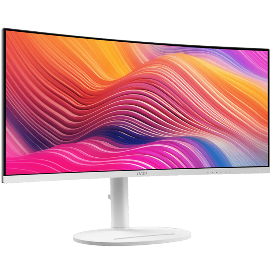 MSI Modern MD342CQPW 34" Ultrawide Curved USB-C Business Monitor - White
