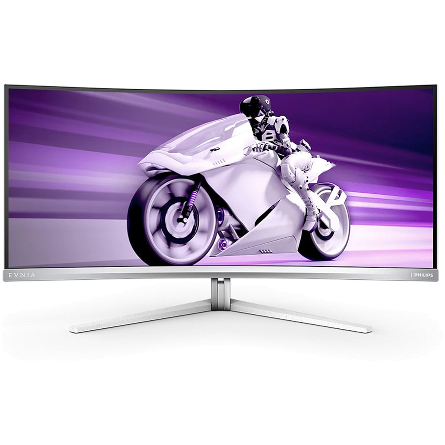 Philips Evnia 34M2C8600 34" Curved Ultrawide 175Hz OLED Gaming Monitor -  White Color