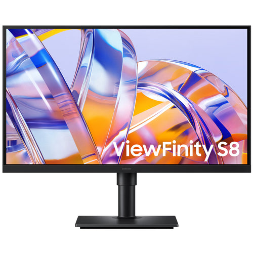 SAMSUNG S8 S80UH 27" (16:9) UHD IPS MONITOR, 60HZ, DP, HDMI, USB-C 90W, TILT, H/ADJ, 3YR