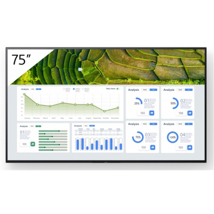 Sony Bravia FW75BZ30L 75" 4K Ultra HD HDR Professional Display