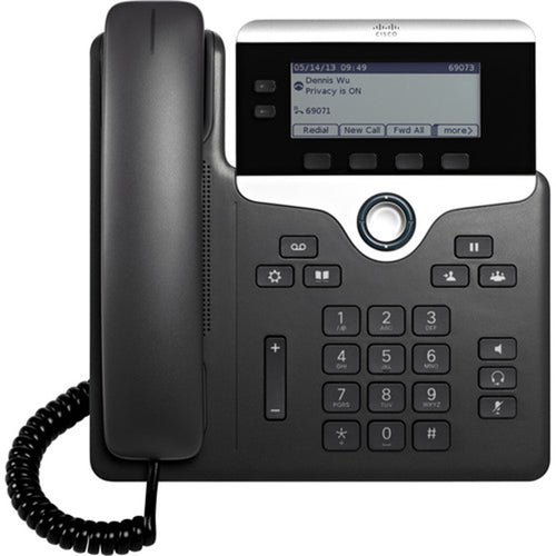 Cisco CP-7821-K9 UC Phone 7821 Two-Line IP Phone (Charcoal)