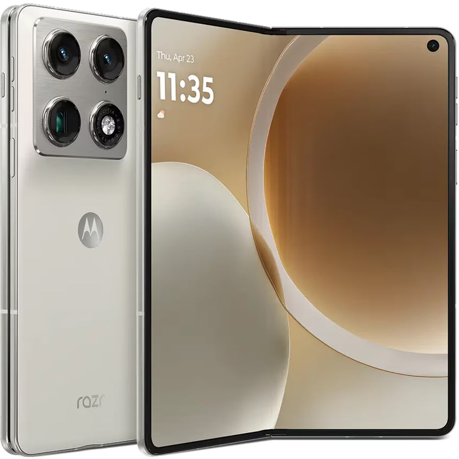 Motorola Razr Fold  Smartphone - 12GB + 256GB - PANTONE Lily White