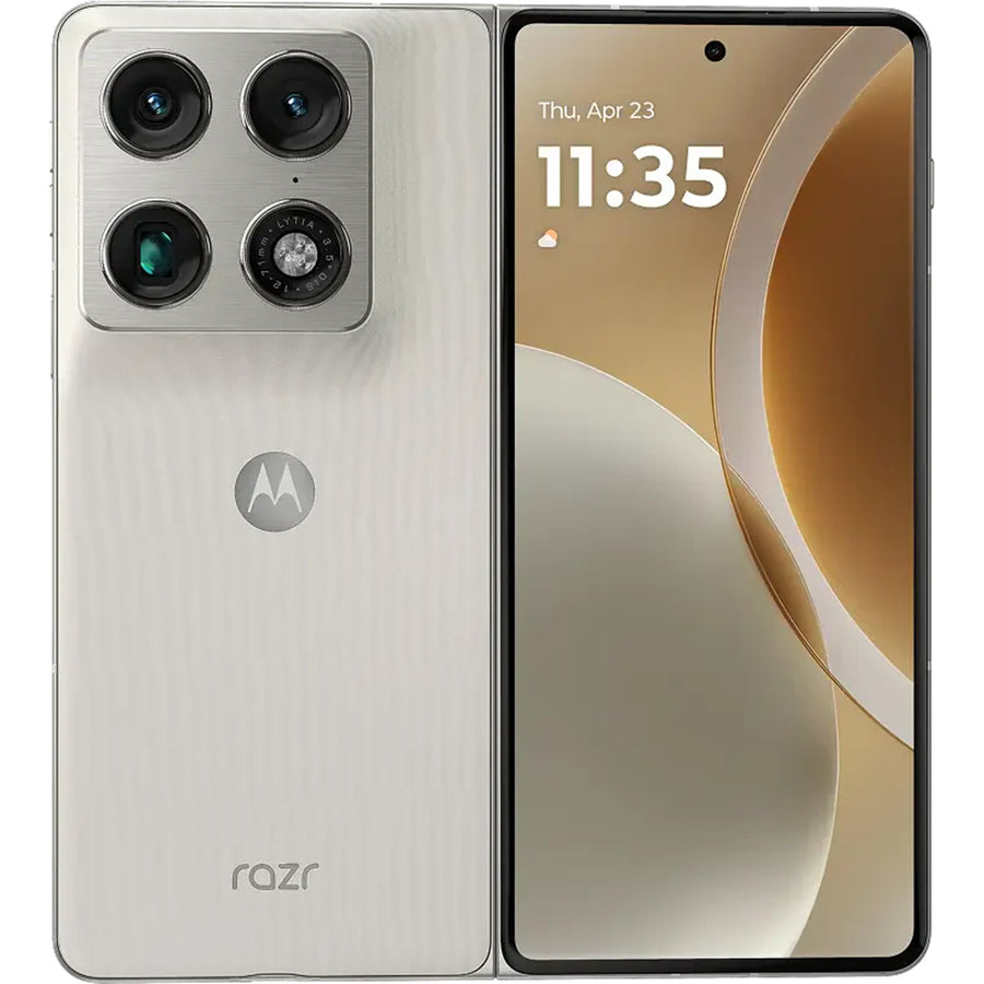 Motorola Razr Fold  Smartphone - 12GB + 256GB - PANTONE Lily White