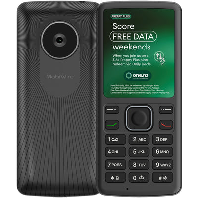 One NZ Mobiwire Nikiti 2  Feature Phone - Black