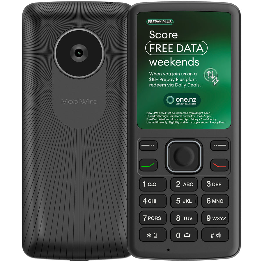One NZ Mobiwire Nikiti 2  Feature Phone - Black