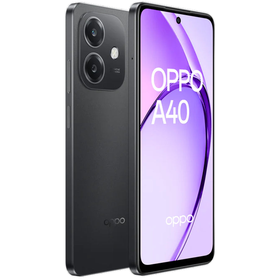 OPPO A40 4G (2024) Dual SIM Smartphone - 6GB+128GB - Sparkle Black