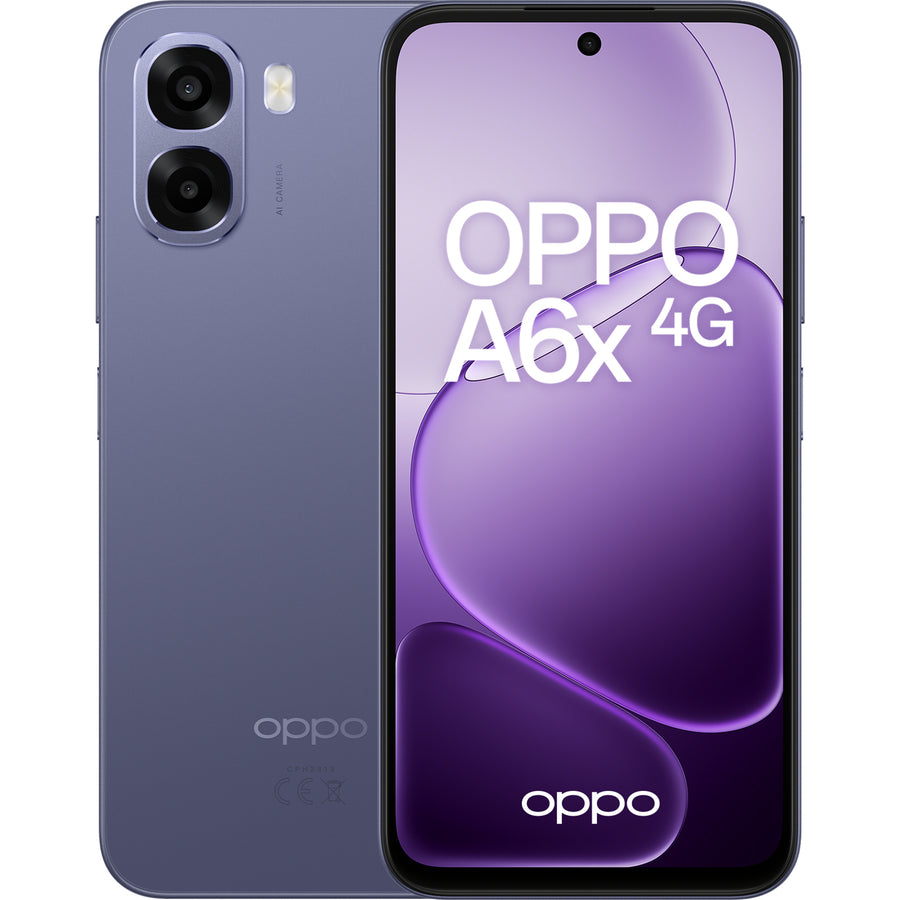 OPPO A6x 4G Dual SIM Smartphone - 4GB+128GB - Plum Purple