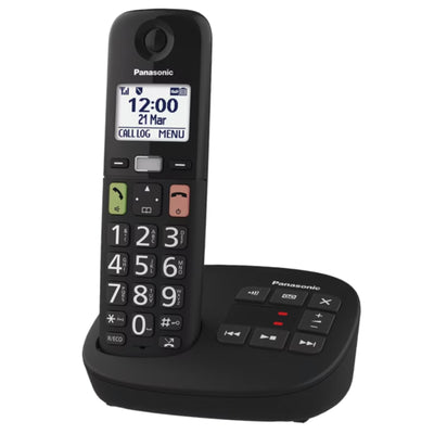KX-TGU120AZB - PHONE CORDLESS SINGLE LARGE BUTTON