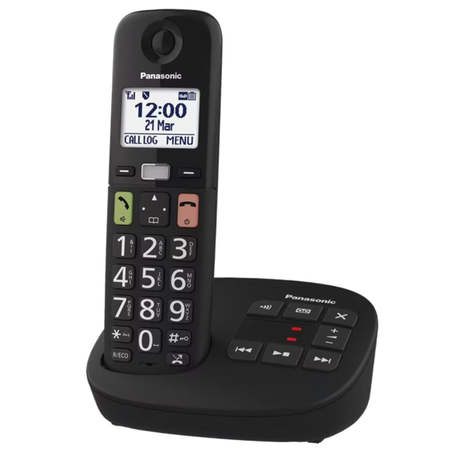 KX-TGU120AZB - PHONE CORDLESS SINGLE LARGE BUTTON