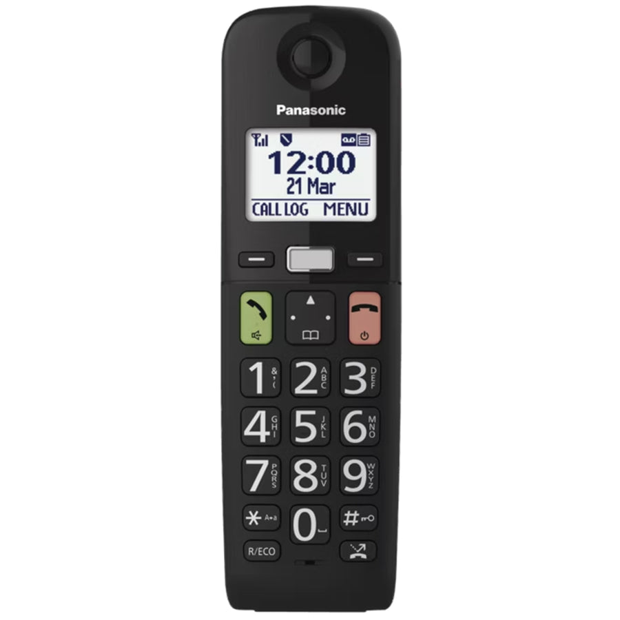 KX-TGU120AZB - PHONE CORDLESS SINGLE LARGE BUTTON