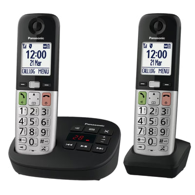 KX-TGU432AZB - PHONE CORDLESS TWIN LARGE BUTTON