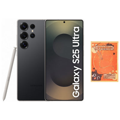 Samsung Galaxy S25 Ultra 5G Dual SIM Smartphone- 12GB+256GB - TITANIUM BLACK & Torras Haru Sticker Kit
