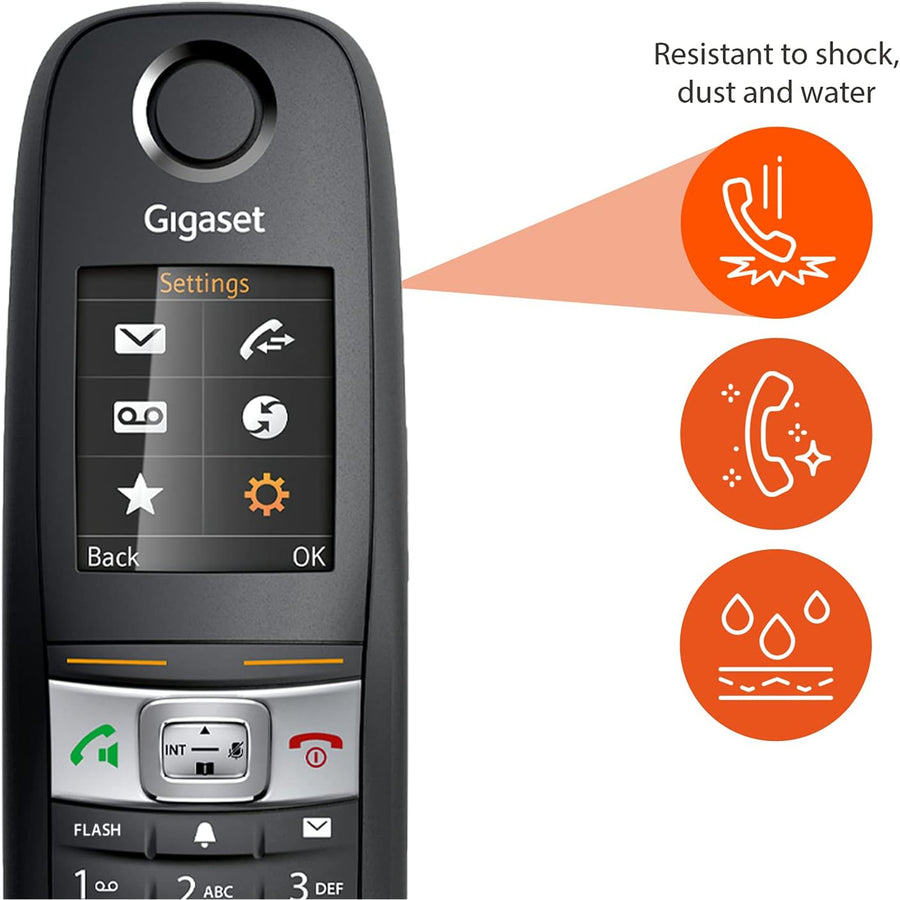 Gigaset E630A Cordless Phone with Answering Machine