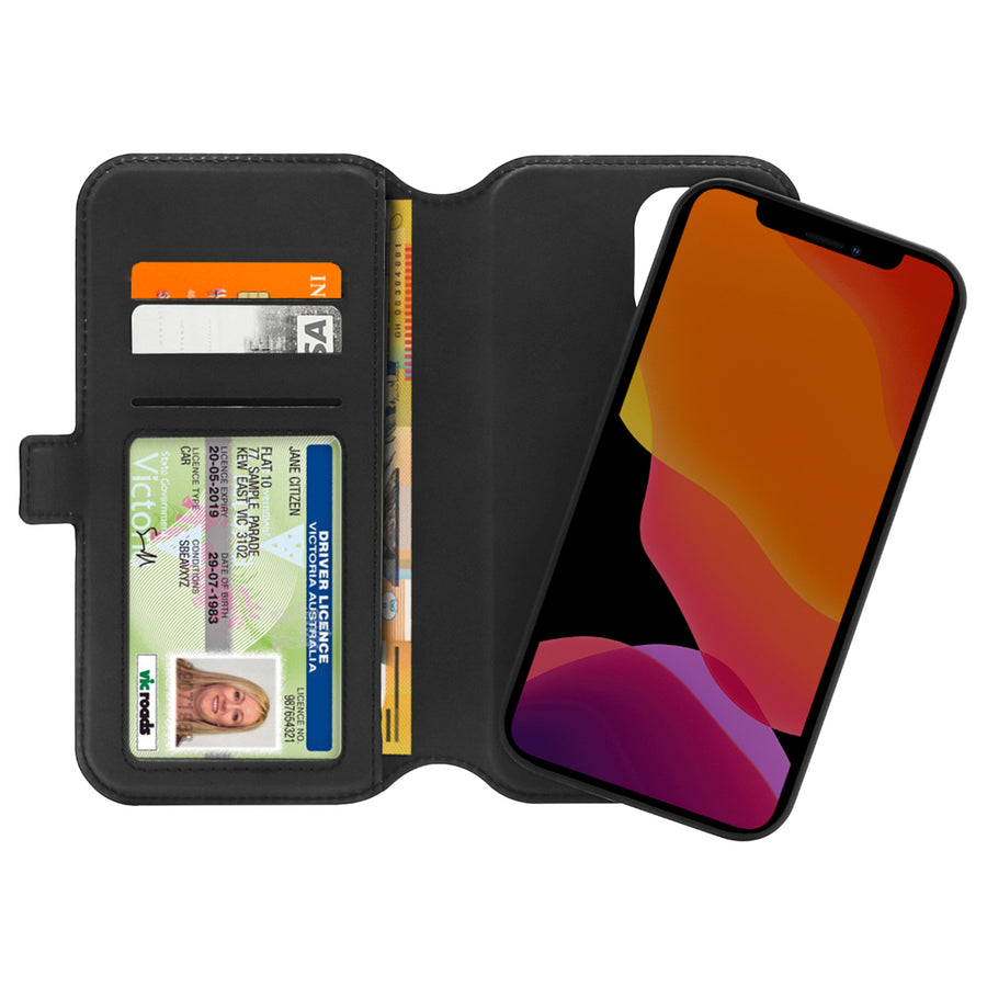 3S-1387 - 3sixT NeoWallet 2.0 for iPhone 12 Pro Max - Black