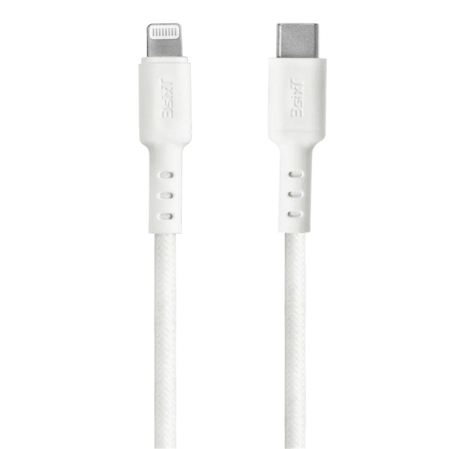 3S-1928 - 3sixT Tough USB-C to Lightning Cable 1.2m - White
