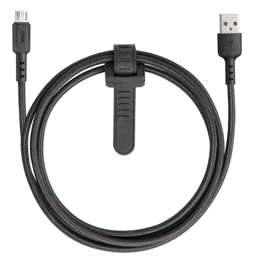 3SIXT 3S-1932 Tough USB-A to Micro USB Cable - 1.2m - Black