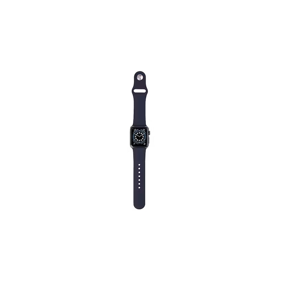 3SIXT 3S-2154 Silicone Band Apple Watch 3/4/5/SE/6 38/40mm - Navy Blue