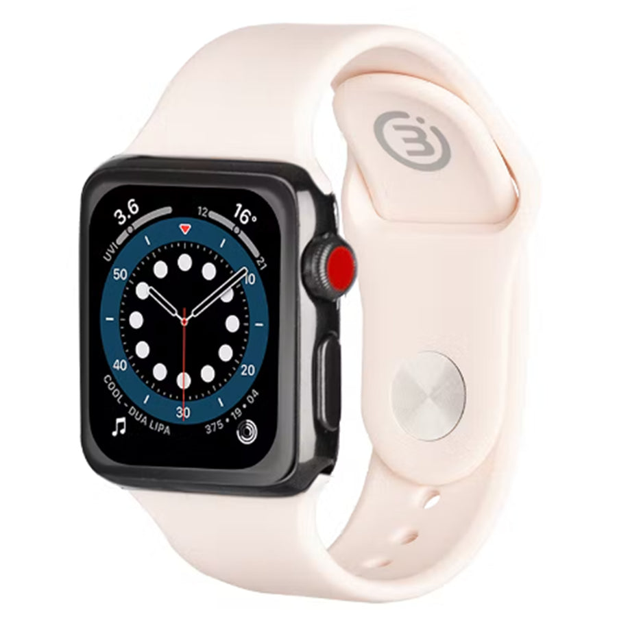 3sixT Silicone Band - Apple Watch 6-9/SE (42-46mm) - Lt Pink