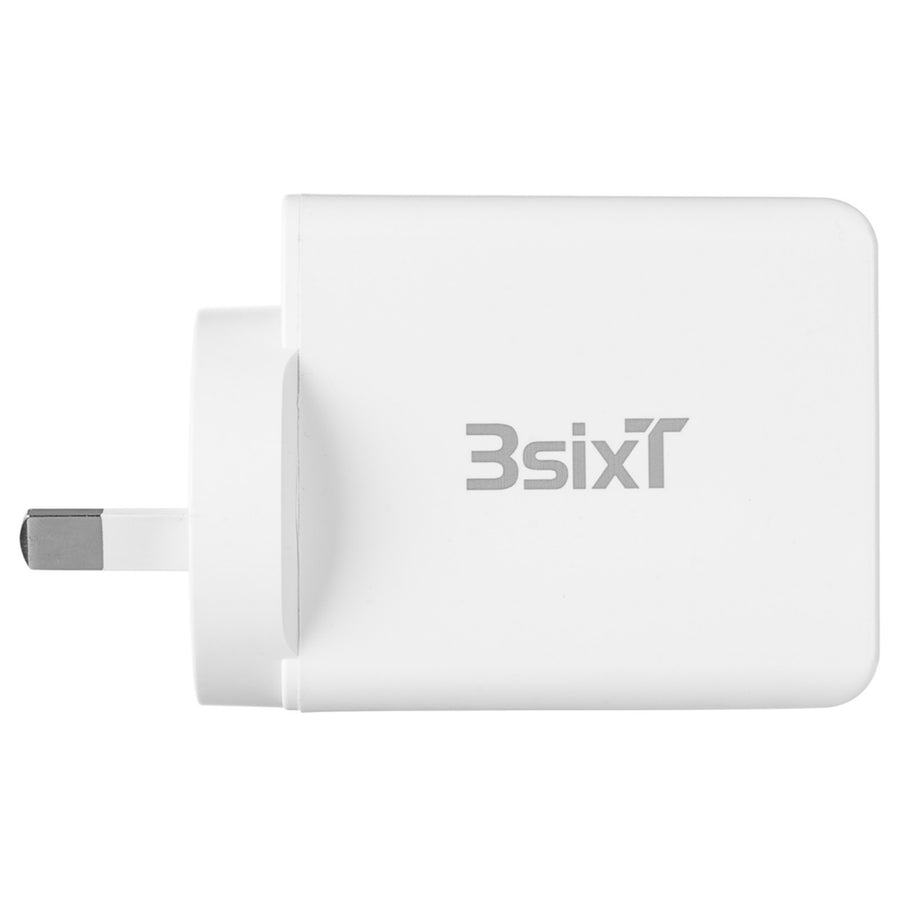 3sixT Wall Charger ANZ 45W USB-C PD + 2.4A - White