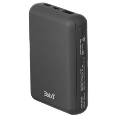 3S-2326 - 3sixT JetPak Basix 2.0 - 10000 mAh Power Bank - Black