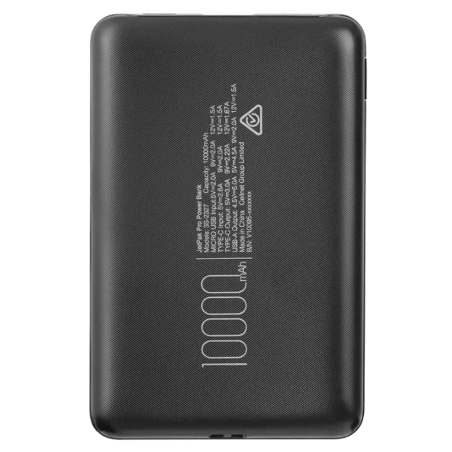 3S-2327 - 3sixT JetPak Pro LED 2.0 - 10000mAh Power Bank - Black