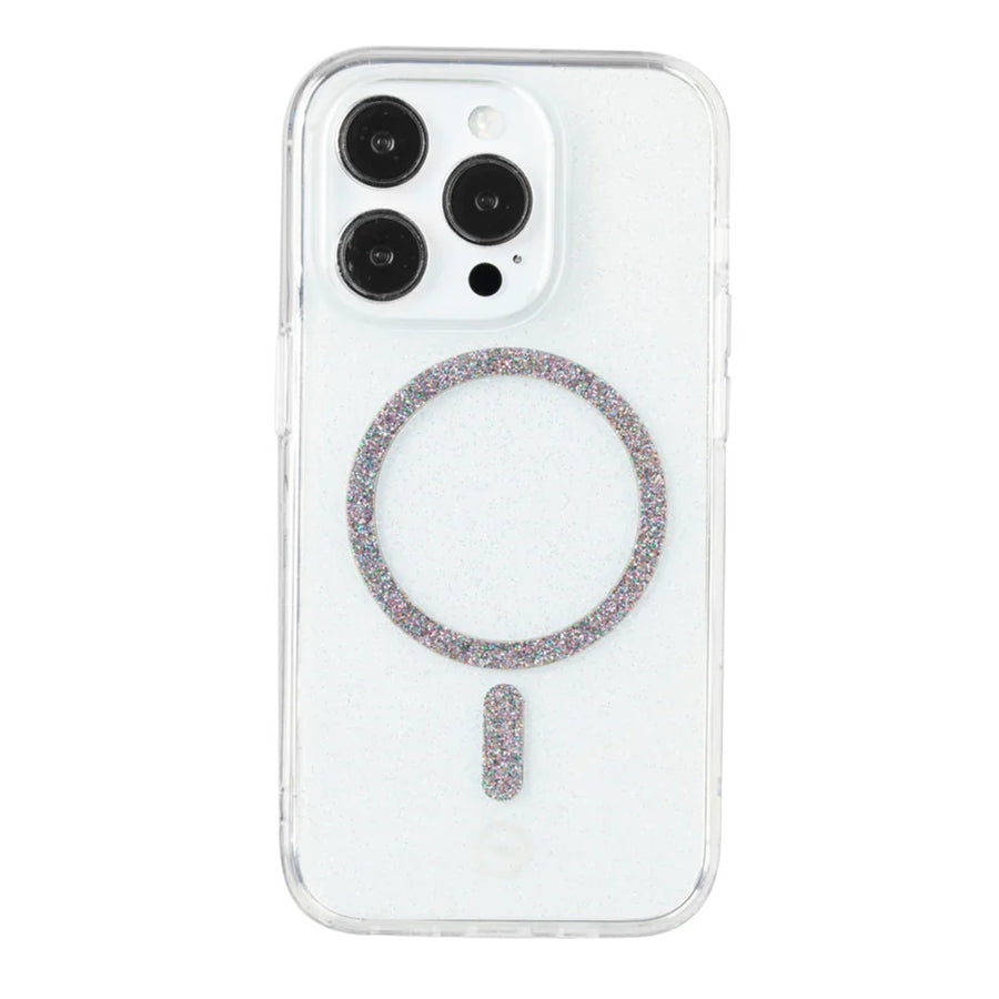 3SIXT Impact Zero Galaxy – iPhone 14 Pro – (MS) Transparent/Glitzer