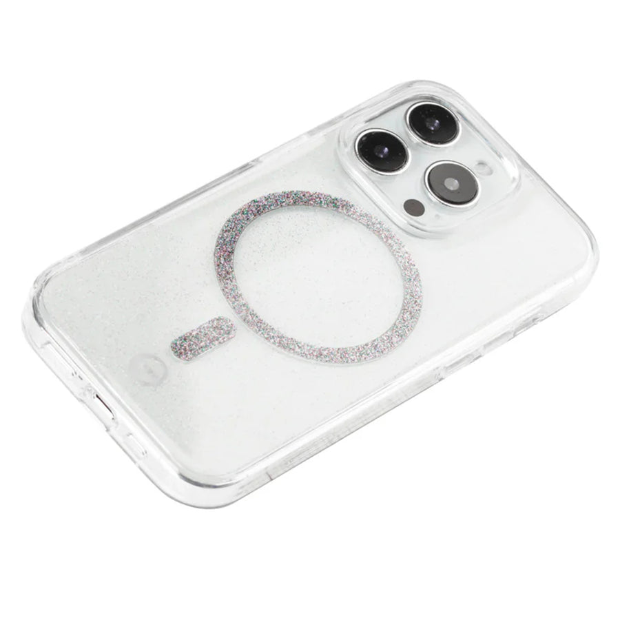 3SIXT Impact Zero Galaxy – iPhone 14 Pro – (MS) Transparent/Glitzer