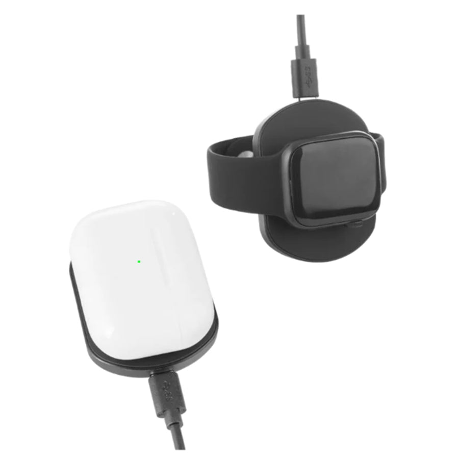 3S-2459 - 3sixT All In 1 MagSafe Charger + 20W Wall Charger - Black