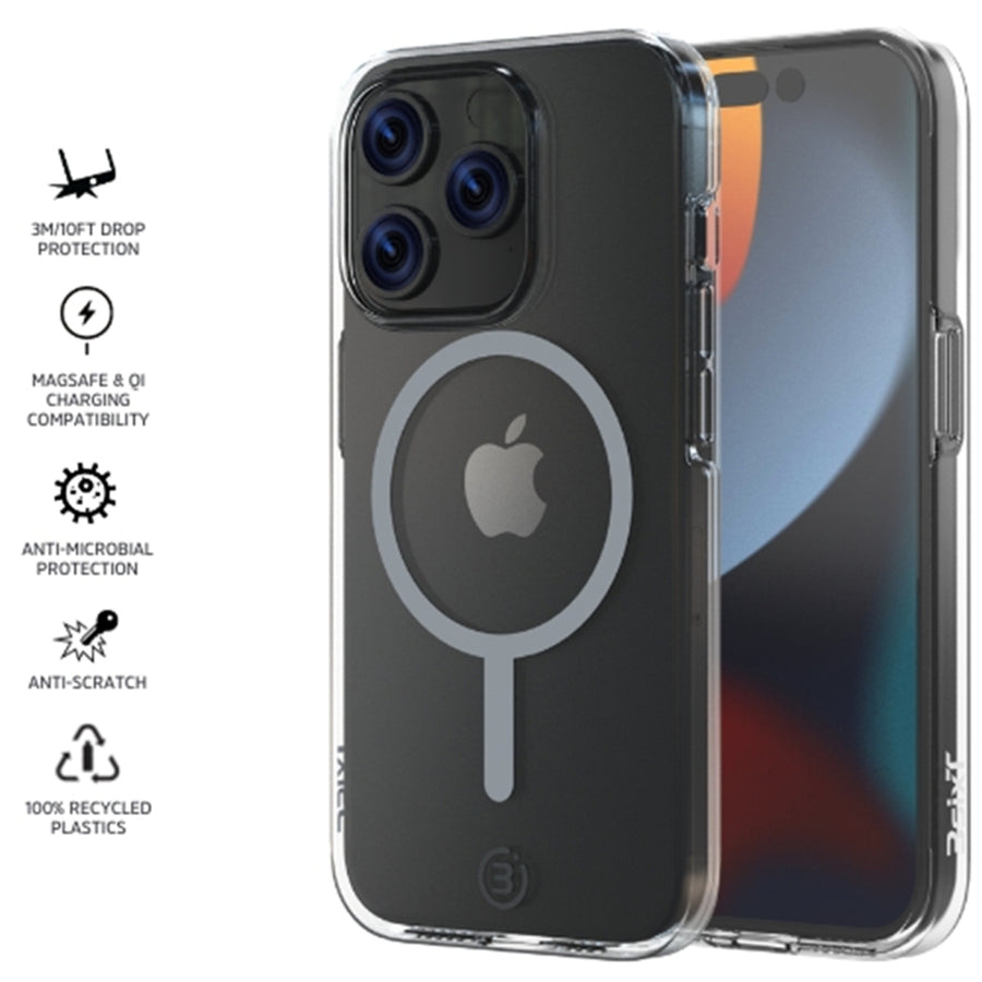 3S-2528 - 3sixT PureFlex+ - iPhone 15 Pro - (MS)(RC) Clear/Clear