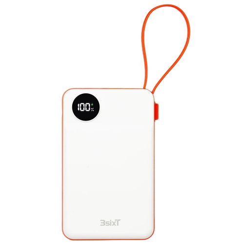 3sixT JetPak 3 in 1 Wireless 10000mAh PowerBank - Wht/Orange