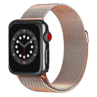 3SIXT 3S-2767 Magnetic Mesh Band for Apple Watch 42/44/45mm - Rose Gold