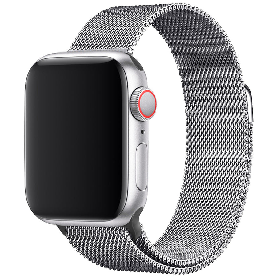 3sixT Mesh Band - Apple Watch 6-9/SE (42-46mm) - Silver