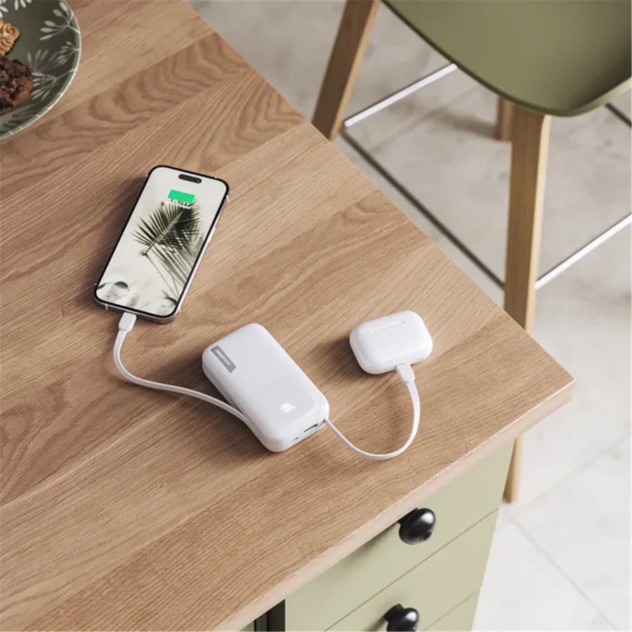 ALOGIC AL10KPBTN-WH - 10kmAh 20W Tand PB USB-C & lighting Wht