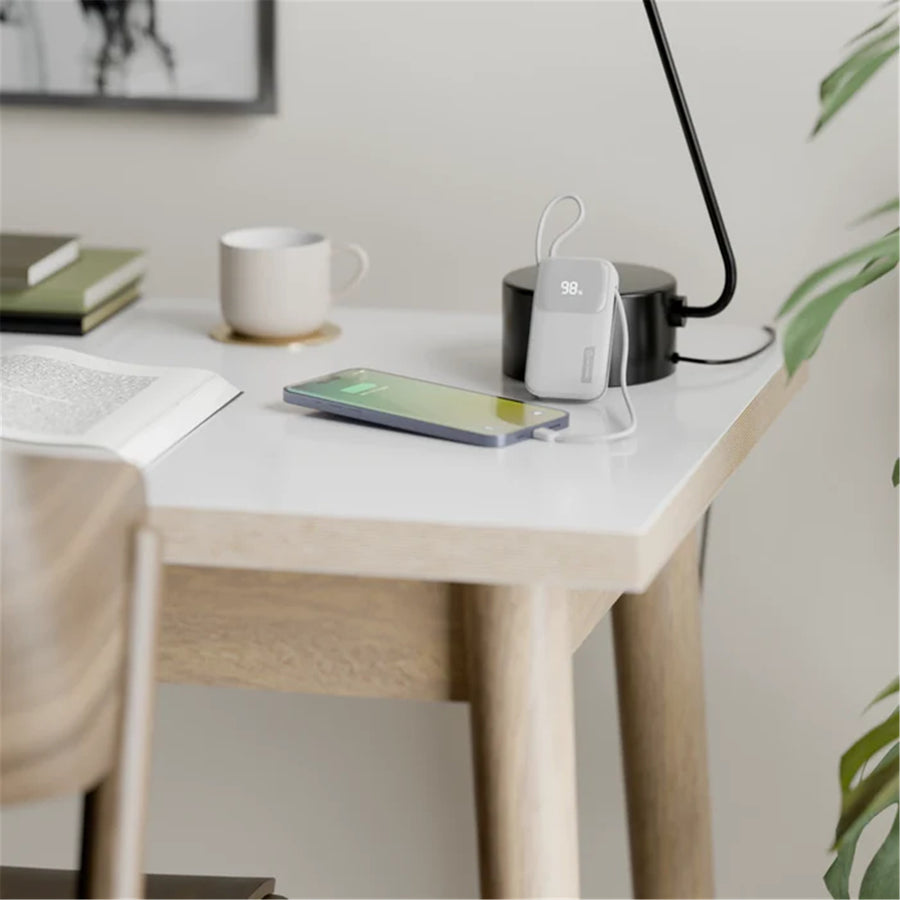 ALOGIC AL10KPBTN-WH - 10kmAh 20W Tand PB USB-C & lighting Wht