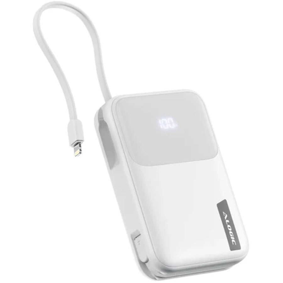 ALOGIC AL20KPBTN-WH - 20kmAh 30W Tand + PB USB-C & lghtng Whte