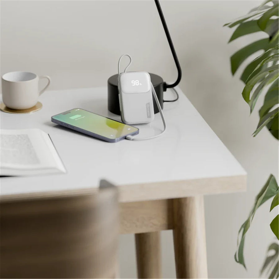 ALOGIC AL20KPBTN-WH - 20kmAh 30W Tand + PB USB-C & lghtng Whte