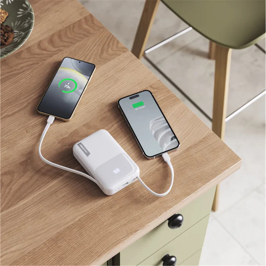 ALOGIC AL20KPBTN-WH - 20kmAh 30W Tand + PB USB-C & lghtng Whte