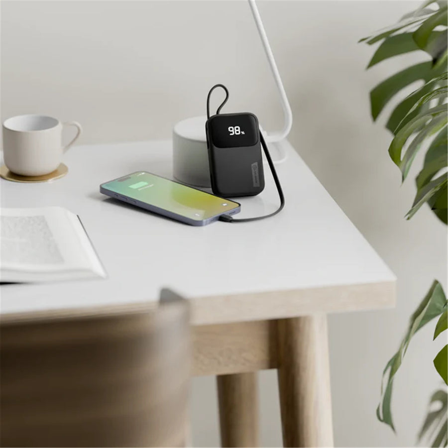 ALOGIC AL20KPBTN-BLK - 20kmAh 30W Tand + PB USB-C & lghtng Blck