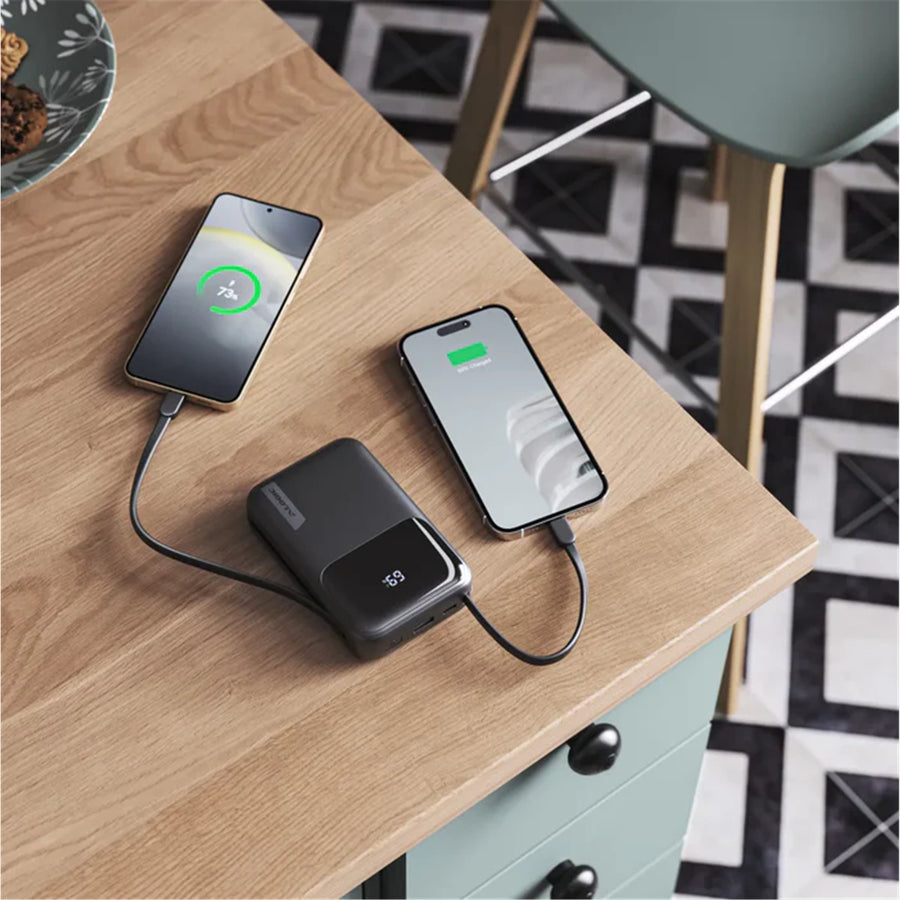ALOGIC AL10KPBTN-BLK - 10kmAh 20W Tand PB USB-C & lighting Blk