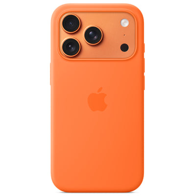 Apple iPhone 17 Pro   Silicone Case with MagSafe - Orange