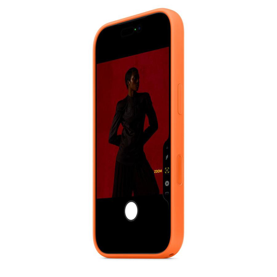 Apple iPhone 17 Pro   Silicone Case with MagSafe - Orange