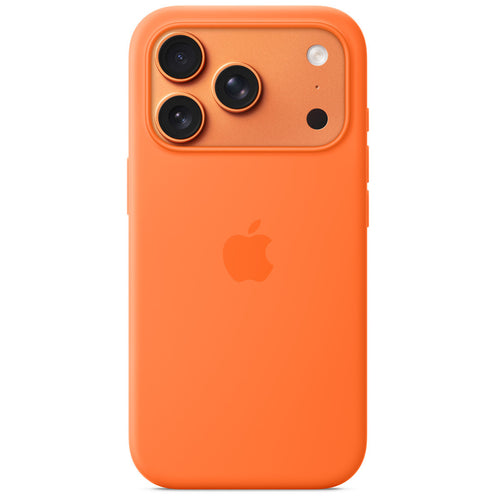 Apple iPhone 17 Pro Max   Silicone Case with MagSafe - Orange