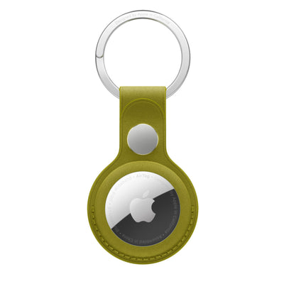Apple AIRTAG FINEWOVEN KEY RING CHARTREUSE