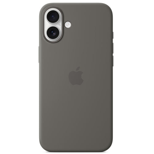 Apple iPhone 16 Plus   Silicone Case with MagSafe - Stone Gray