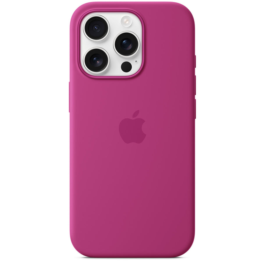 Apple iPhone 16 Pro   Silicone Case with MagSafe - Fuchisia